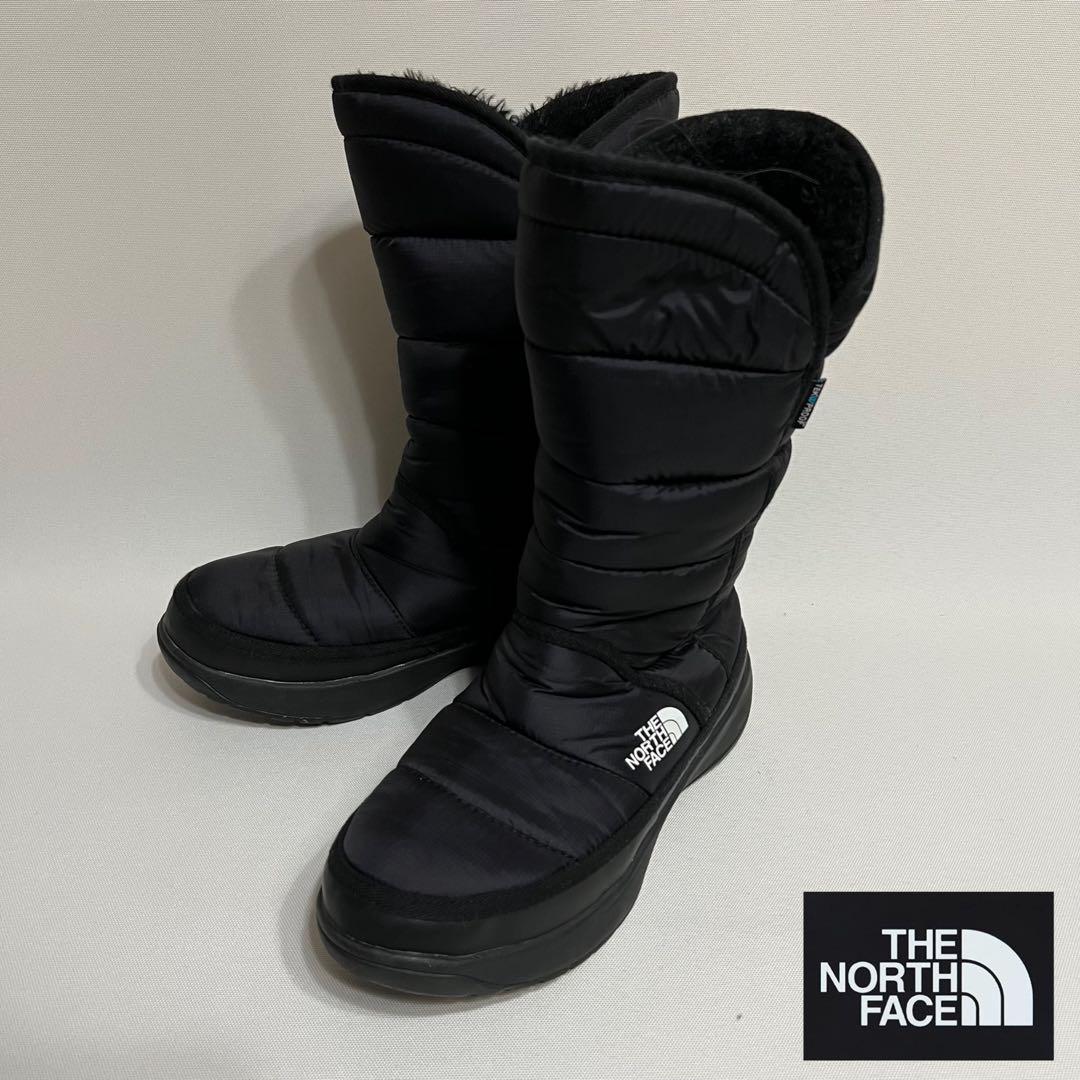 THE NORTH FACEノースフェイスヌプシダウンロングブーツ23ブラック