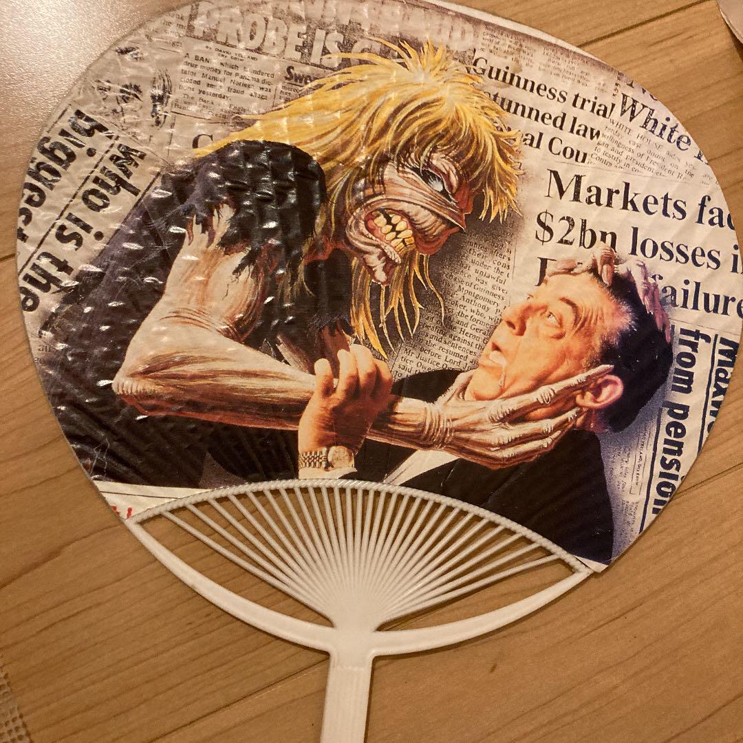 来日!!アイアン メイデン うちわ IRON MAIDEN - メルカリ