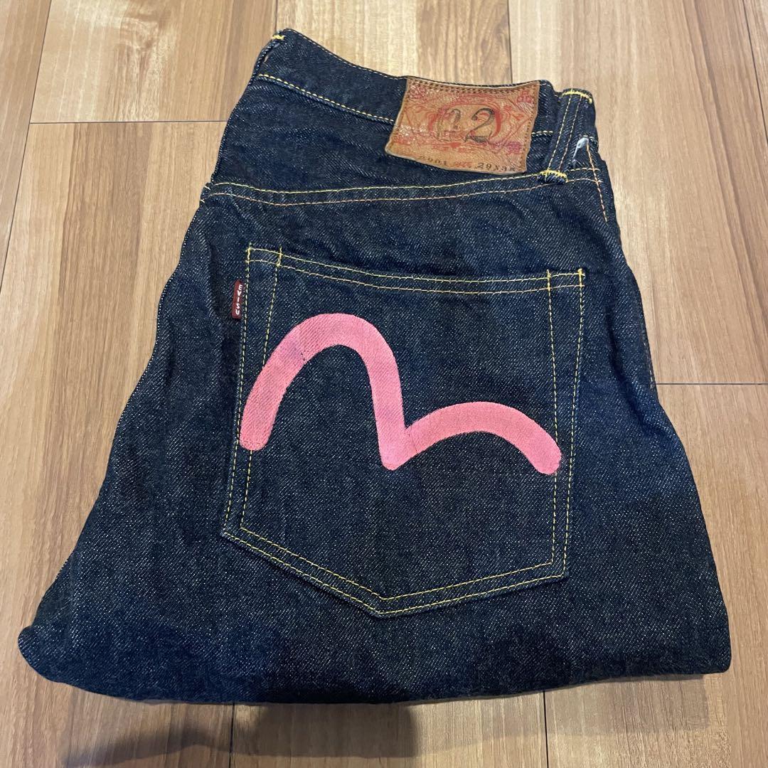 サイズ29 極美品 ピンクカモメ 虎耳 2001 エヴィス エビス