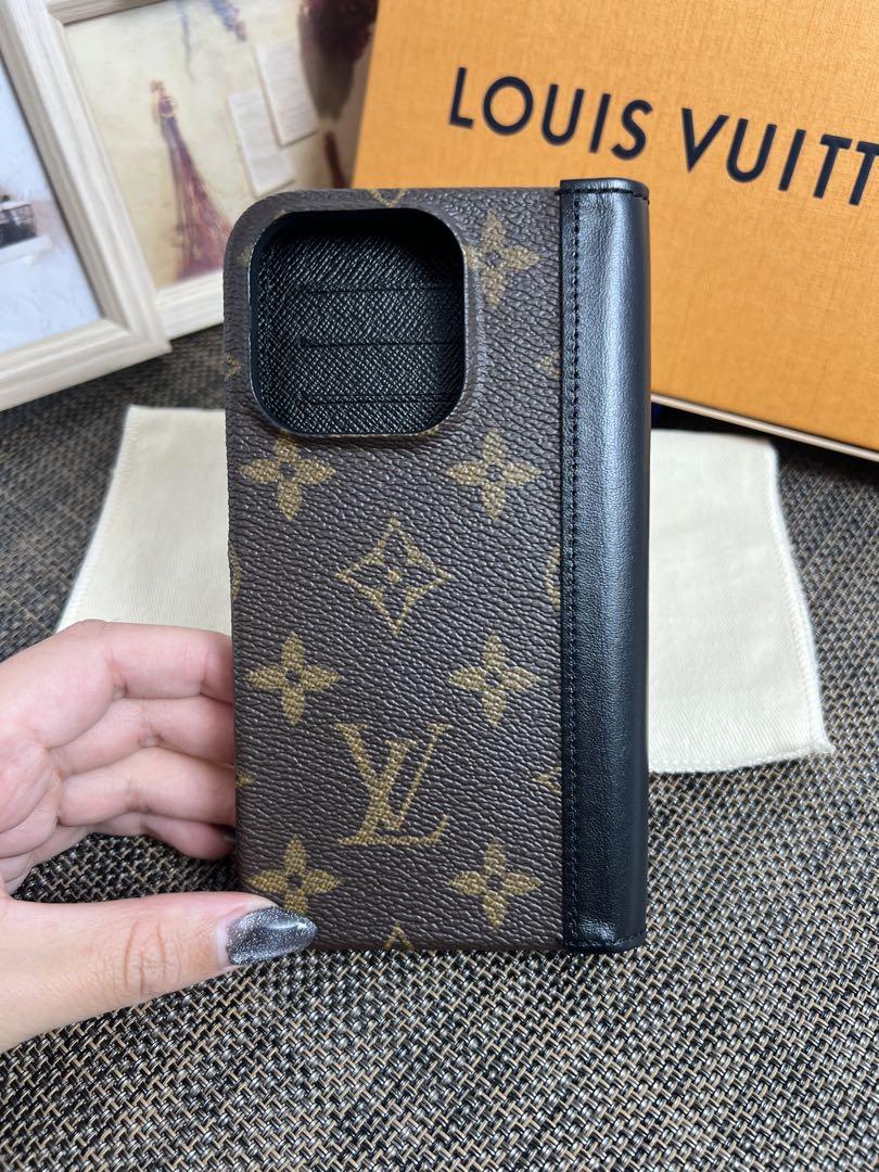 ✨極美品✨LV　ルイ・ヴィトン　フォリオ　iPhone15Pro　手帳型ケース