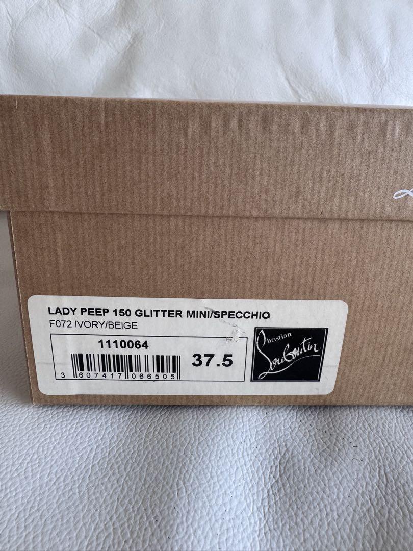 Christian Louboutin☆ルブタン☆レディピープ☆37.5