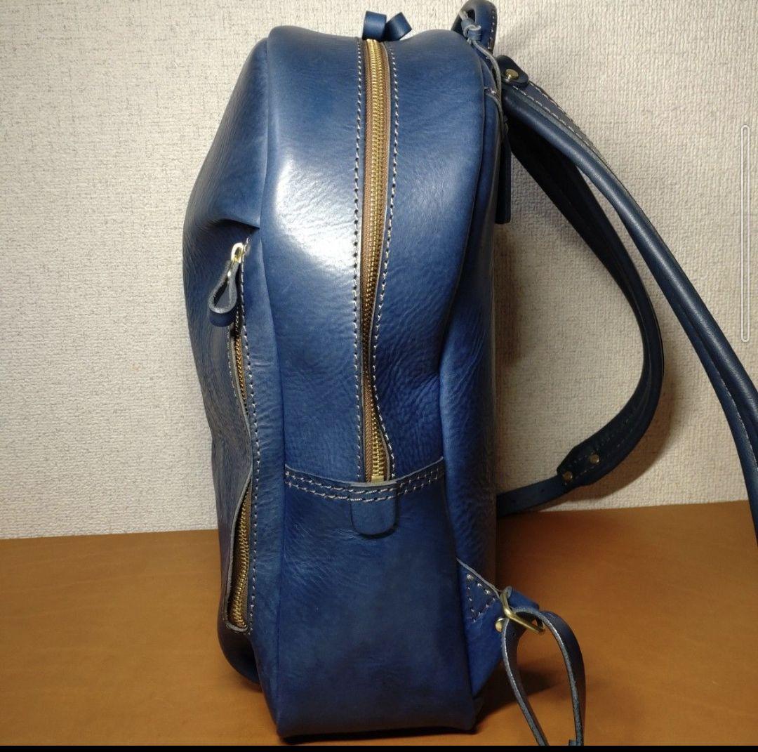 アナロジコ シーズン限定カラー青 エアーズリュックM クッションショルダー＋底板 アナロジコ シーズン限定カラー青 エアーズリュックM クッション