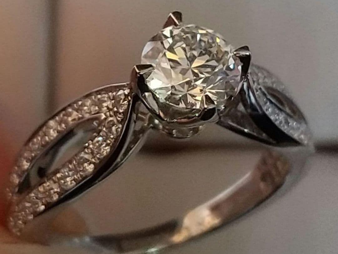 ブシュロン ポン ドゥ パリ ダイヤ リング 0.5ct/G/VS1/3EX ブシュロン ポン ドゥ パリ ダイヤ リング 0.5ct/G/VS1/3EX