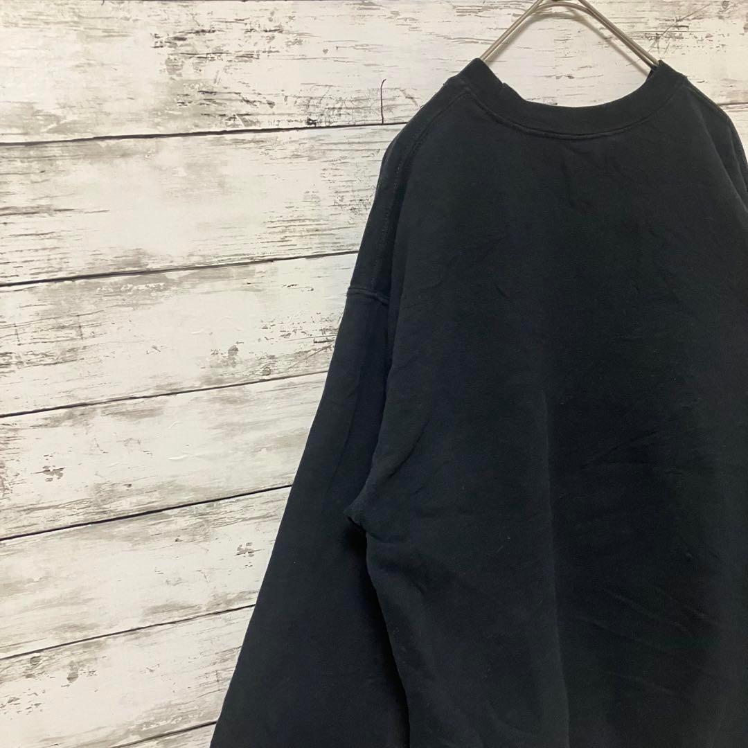 ●F525【US輸入】ギルダン スウェットシャツ ブラック系 men's【M】
