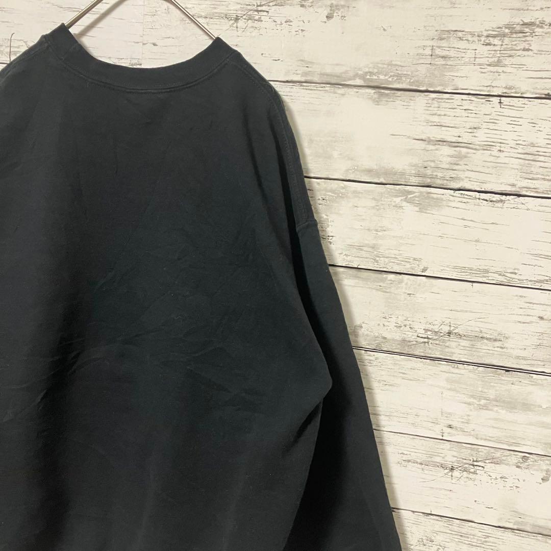 ●F525【US輸入】ギルダン スウェットシャツ ブラック系 men's【M】