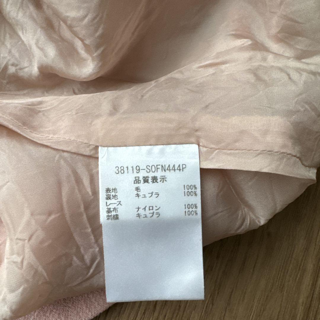 FOXEY ノースリーブ ワンピース 42 ベージュ