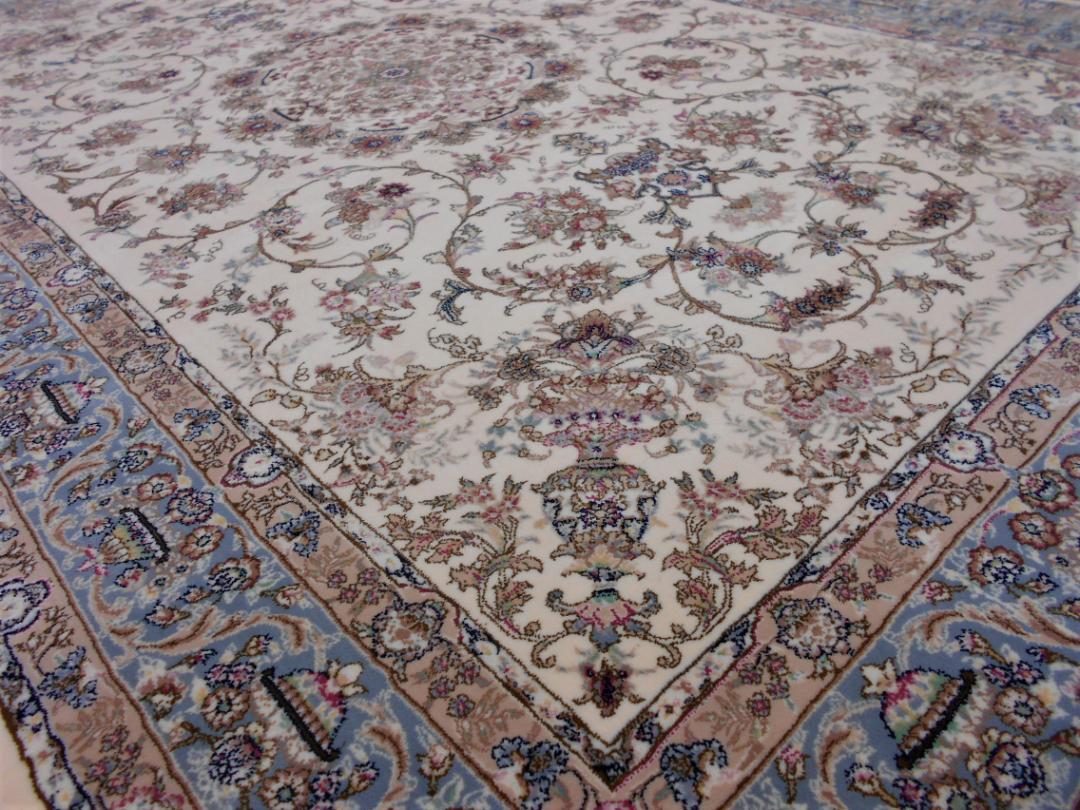 じですが 高品質 多色織絨毯 本場イラン産100×150cm‐200891 MJhA7-m18544201407 高密度 輝く しいベージ