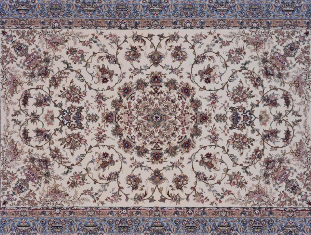 じですが 高品質 多色織絨毯 本場イラン産100×150cm‐200891 MJhA7-m18544201407 高密度 輝く しいベージ