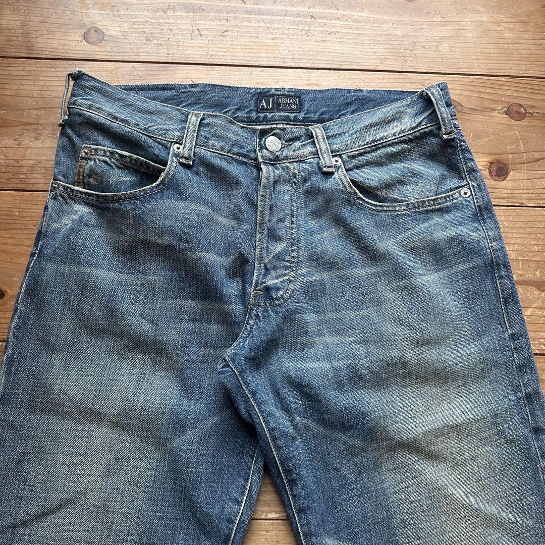 90s~00s イタリア製 ARMANI JEANS ブーツカット デニムパンツ