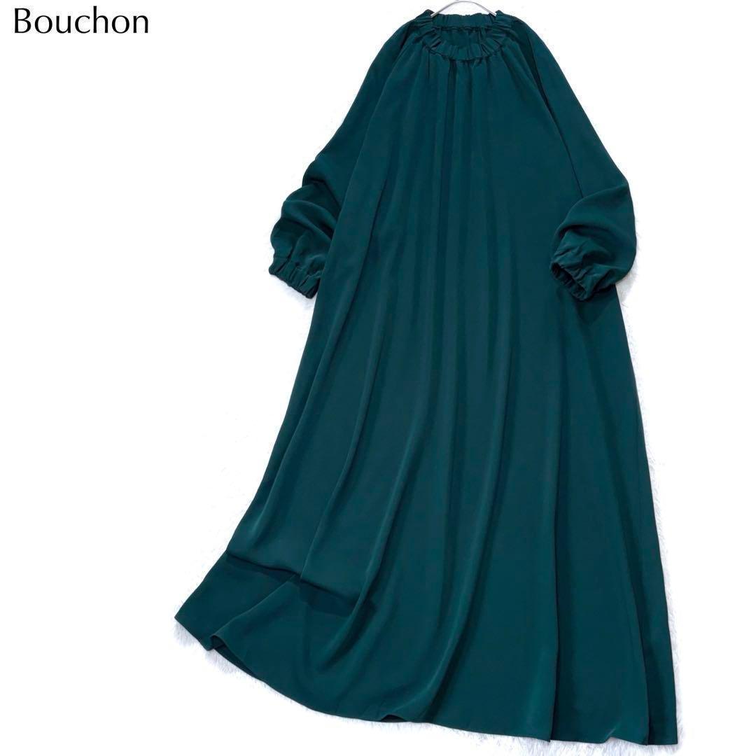 【新品】Bouchon スコットクラブ ボリューム ワンピース ドレス 上品