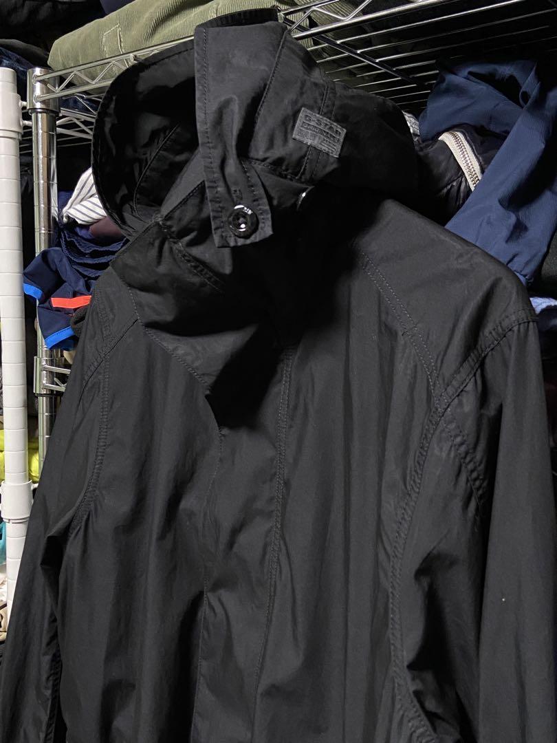00s y2k gstar raw ブラック テックモッズコート ブルゾン