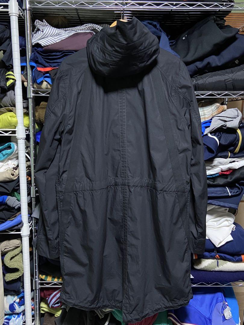 00s y2k gstar raw ブラック テックモッズコート ブルゾン