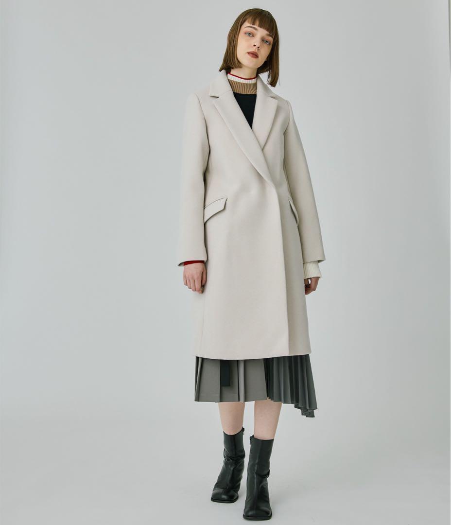 美品 UNITED TOKYO チェスターコート カシミヤ混 黒 クリーニング済 UNITED TOKYO カシミヤ混チェスターコート／ベージュ - メルカリ