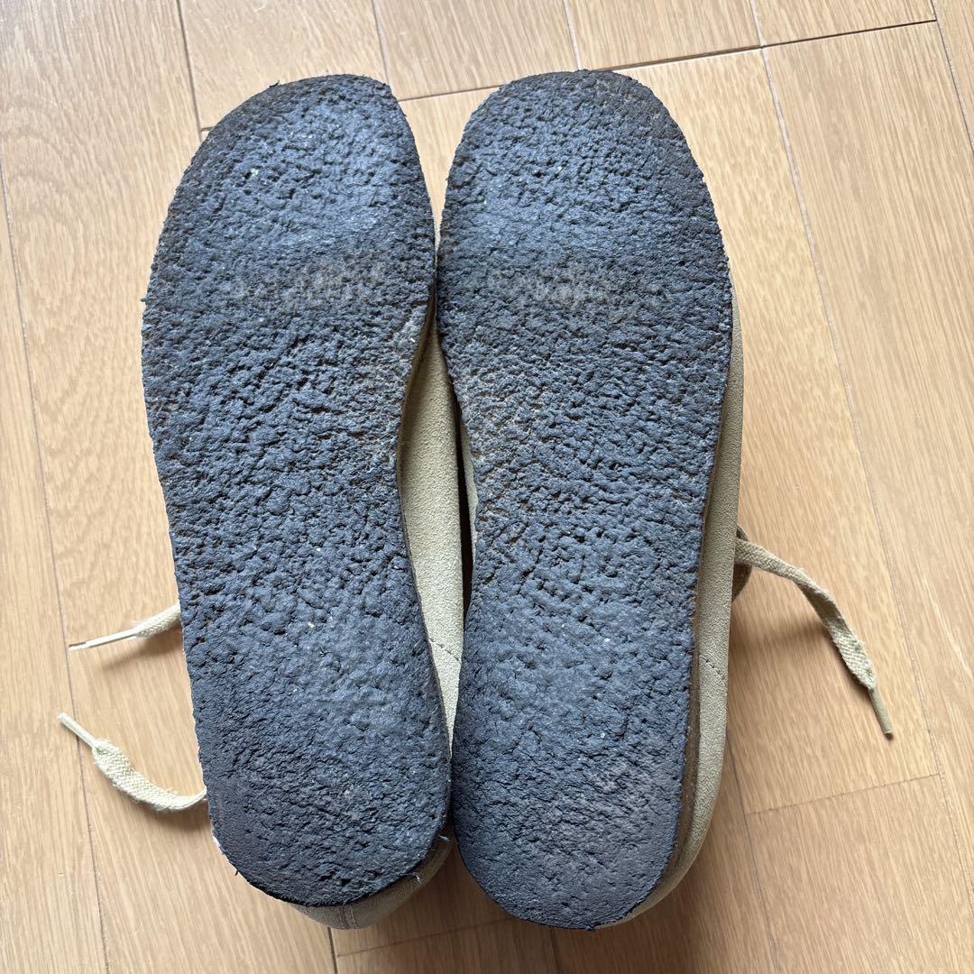 CLARKS ORIGINALS ベージュ スエードシューズ