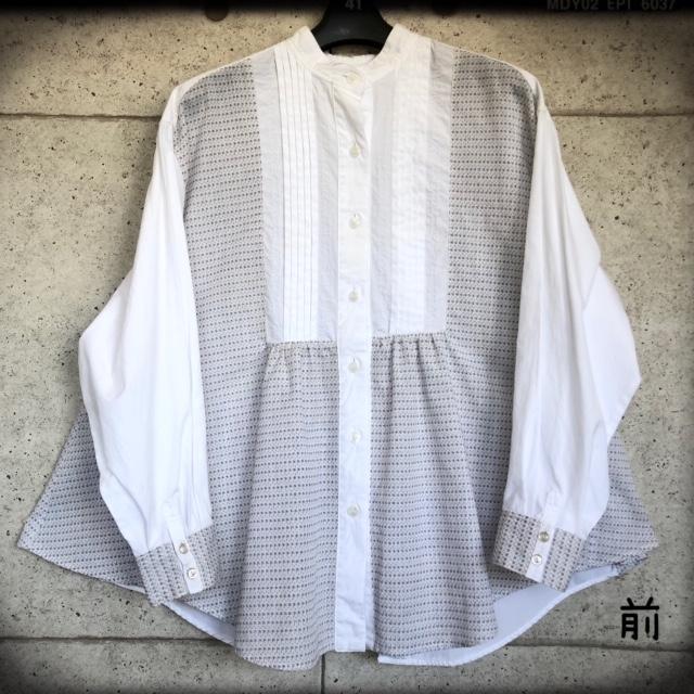 プルオーバ⒘ NONA ブラウス 絣 トップス lyv35-m18555299760 絣を纏 まと う ⒅うまく