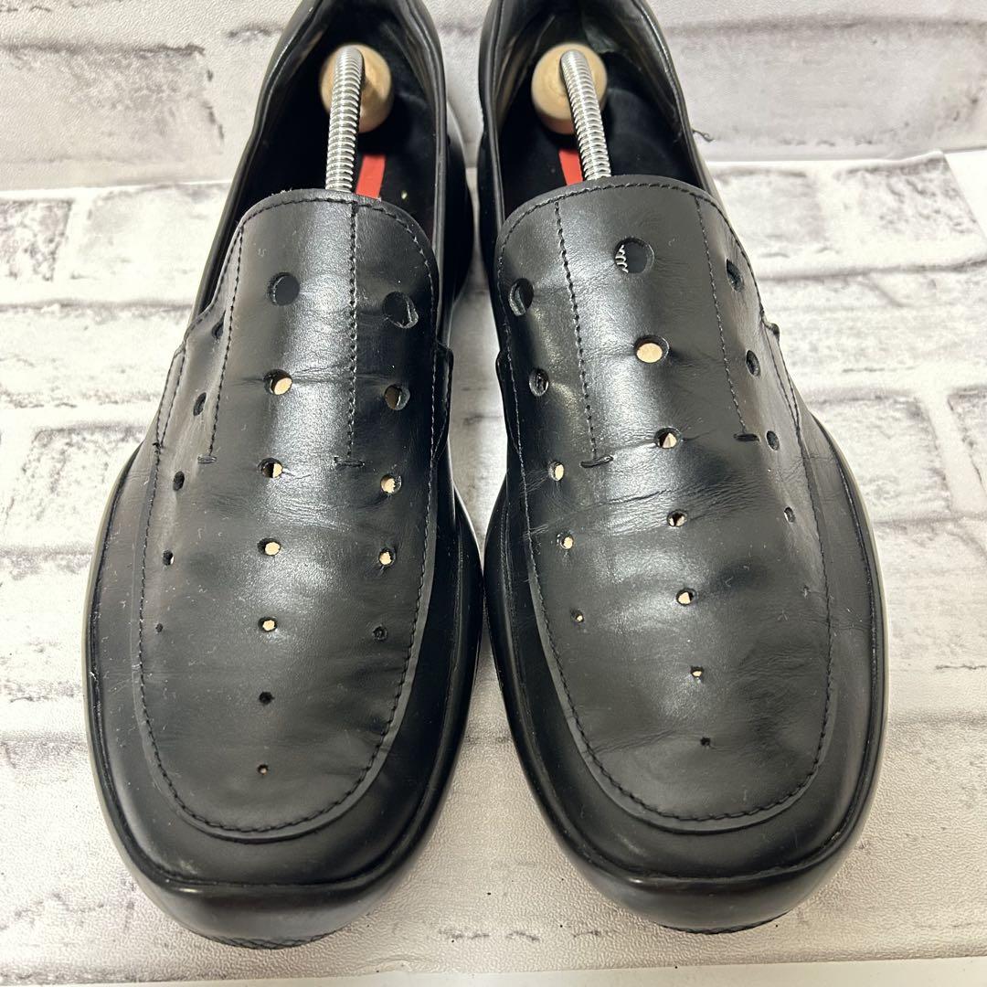PRADA エナメルローファー　スリッポン 希少モデル】Pradaローファー スリッポン スニーカー プラダ