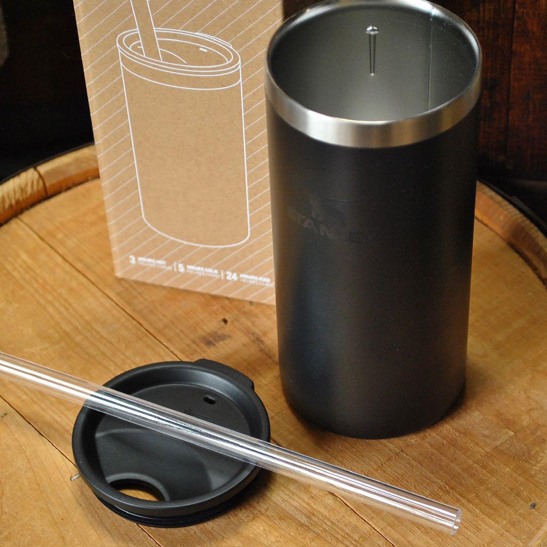 スタンレー★エブリデイ缶クーラーカップ500ml対応★マットブラック2点セット