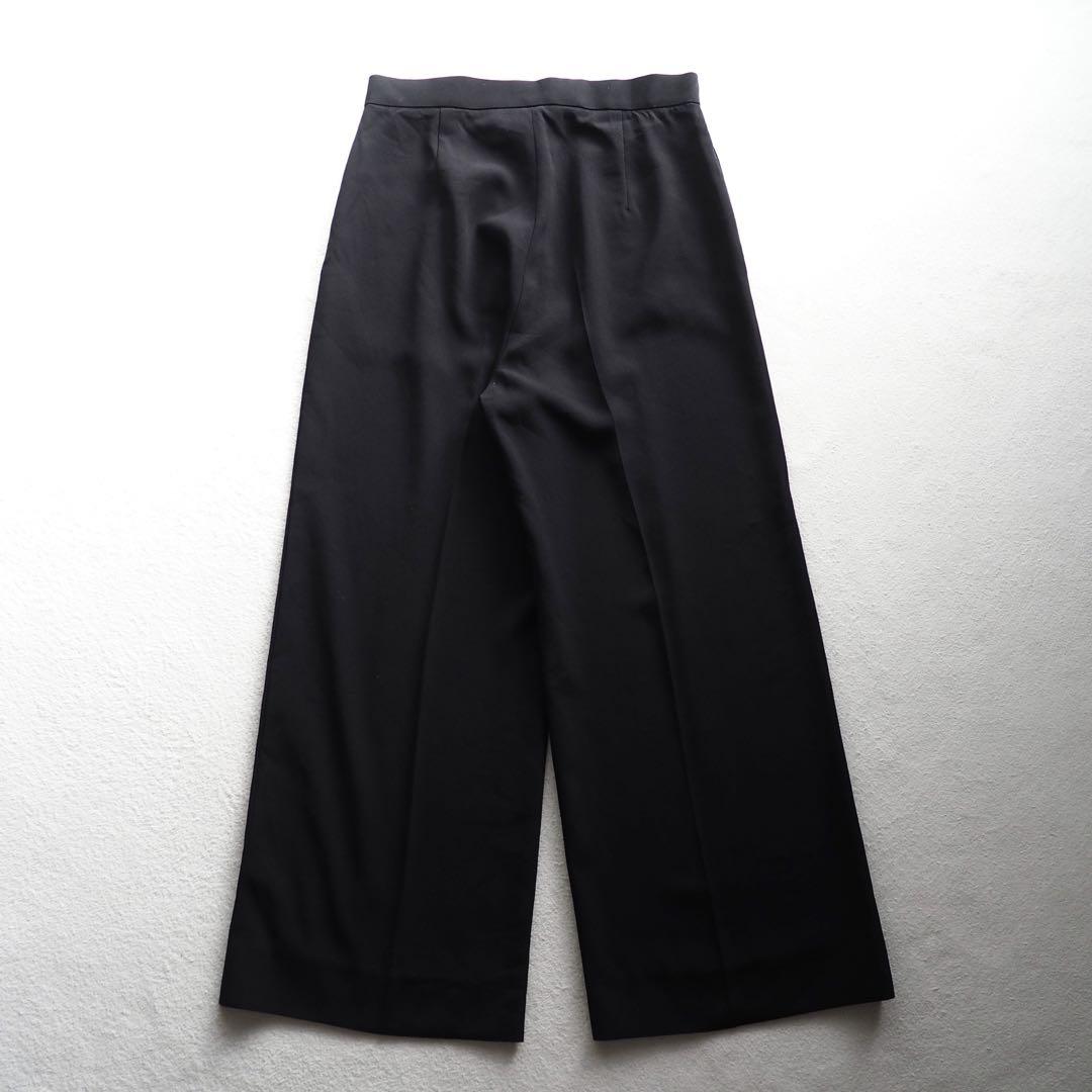 MUSE Deuxieme Classe EDEN クロップド ワイドパンツ 黒