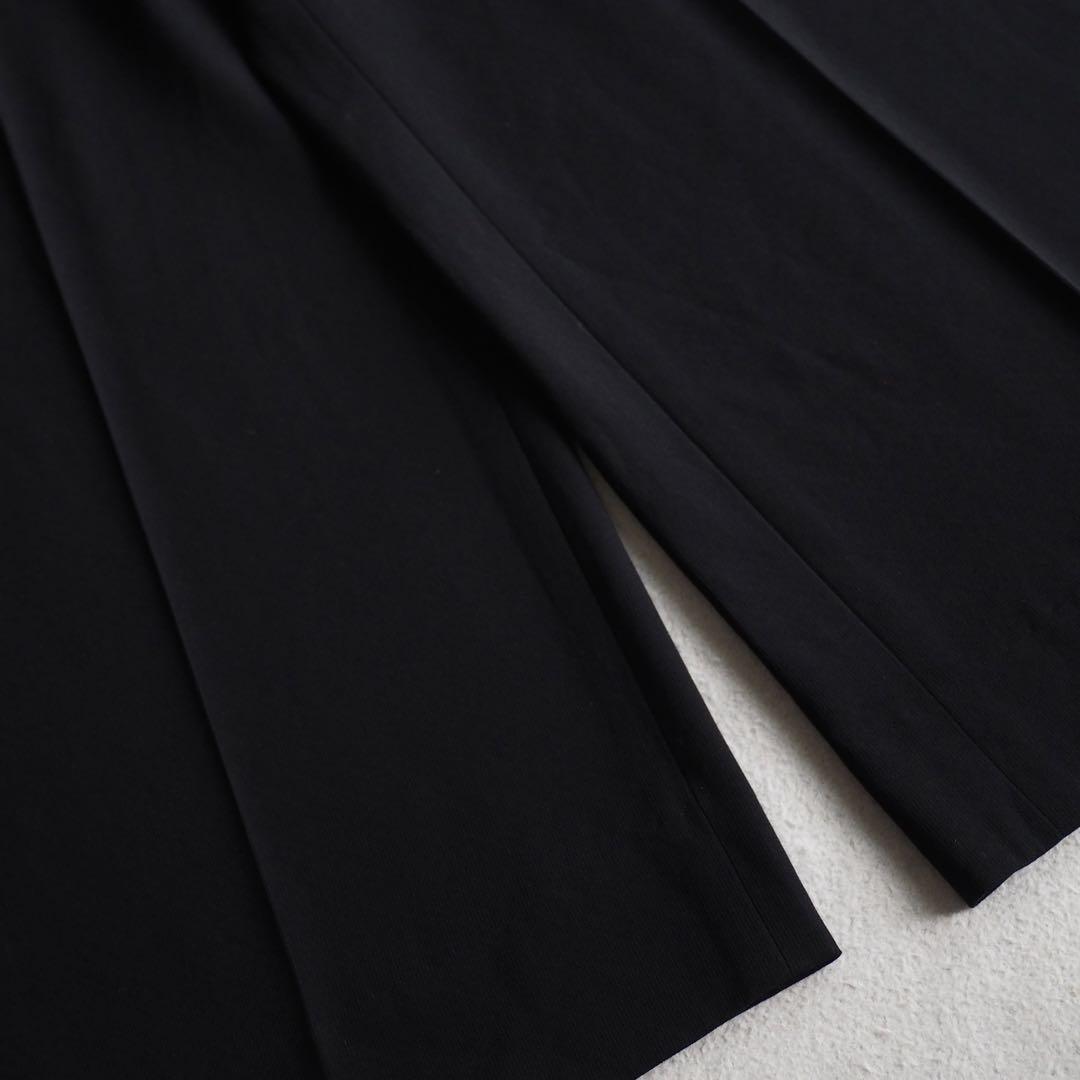 MUSE Deuxieme Classe EDEN クロップド ワイドパンツ 黒