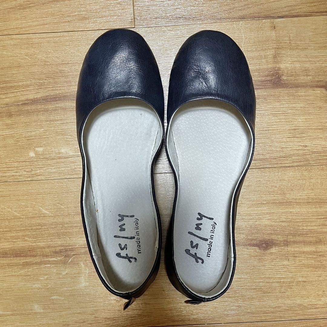 fs/ny バレエシューズ 黒 SLOOP 7½
