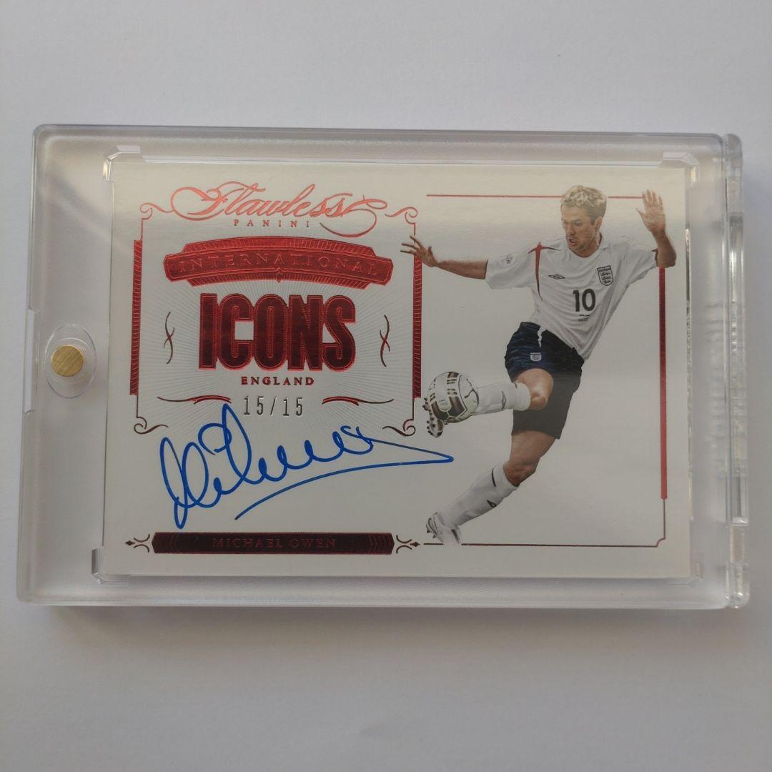panini flawless Michael Owen 直書き 15目立った傷や汚れなし