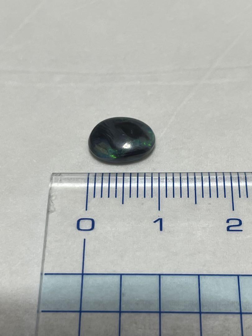 ハンドメイドアクセサリーご制作用 天然ブラックオパールルース