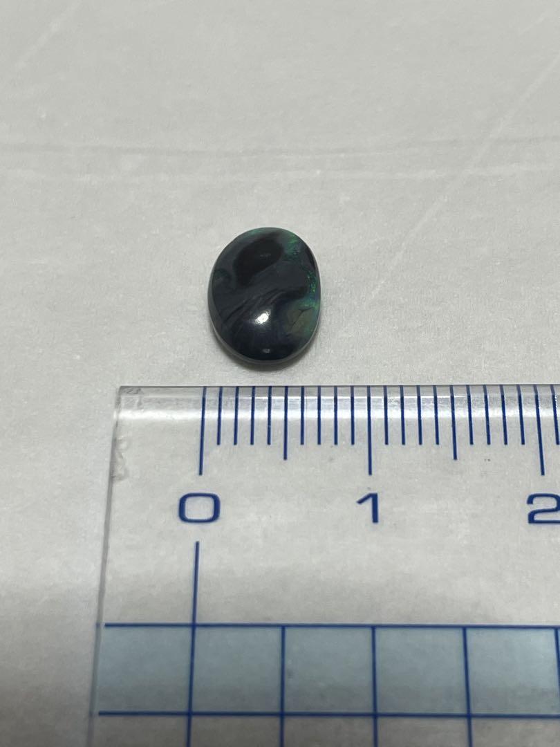 ハンドメイドアクセサリーご制作用 天然ブラックオパールルース