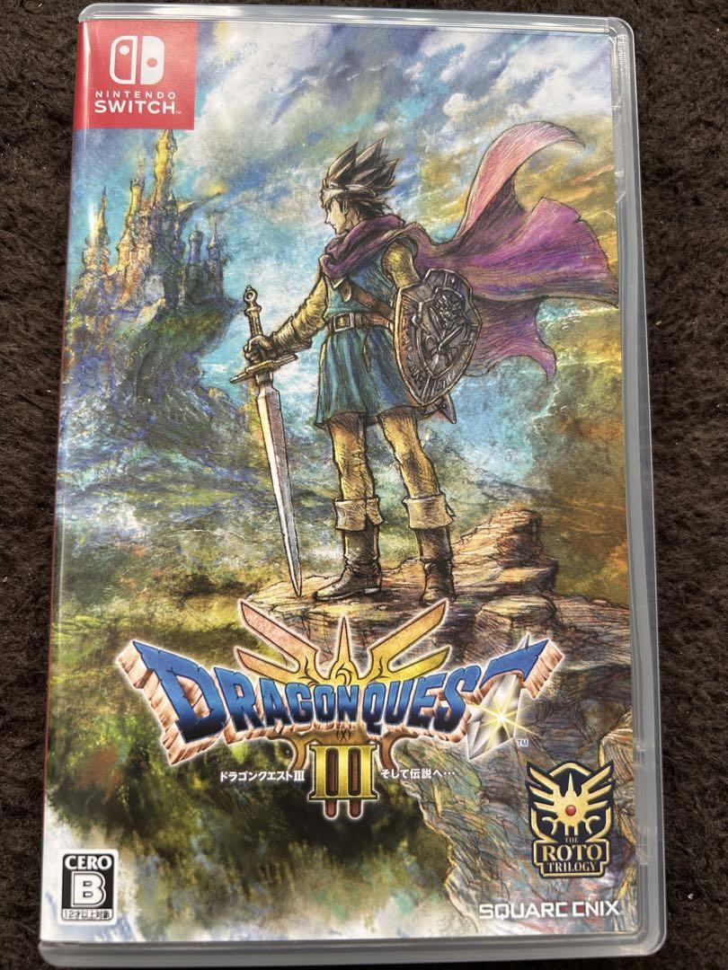 ドラゴンクエストIII Nintendo Switch 中古美品ヴィンテージ
