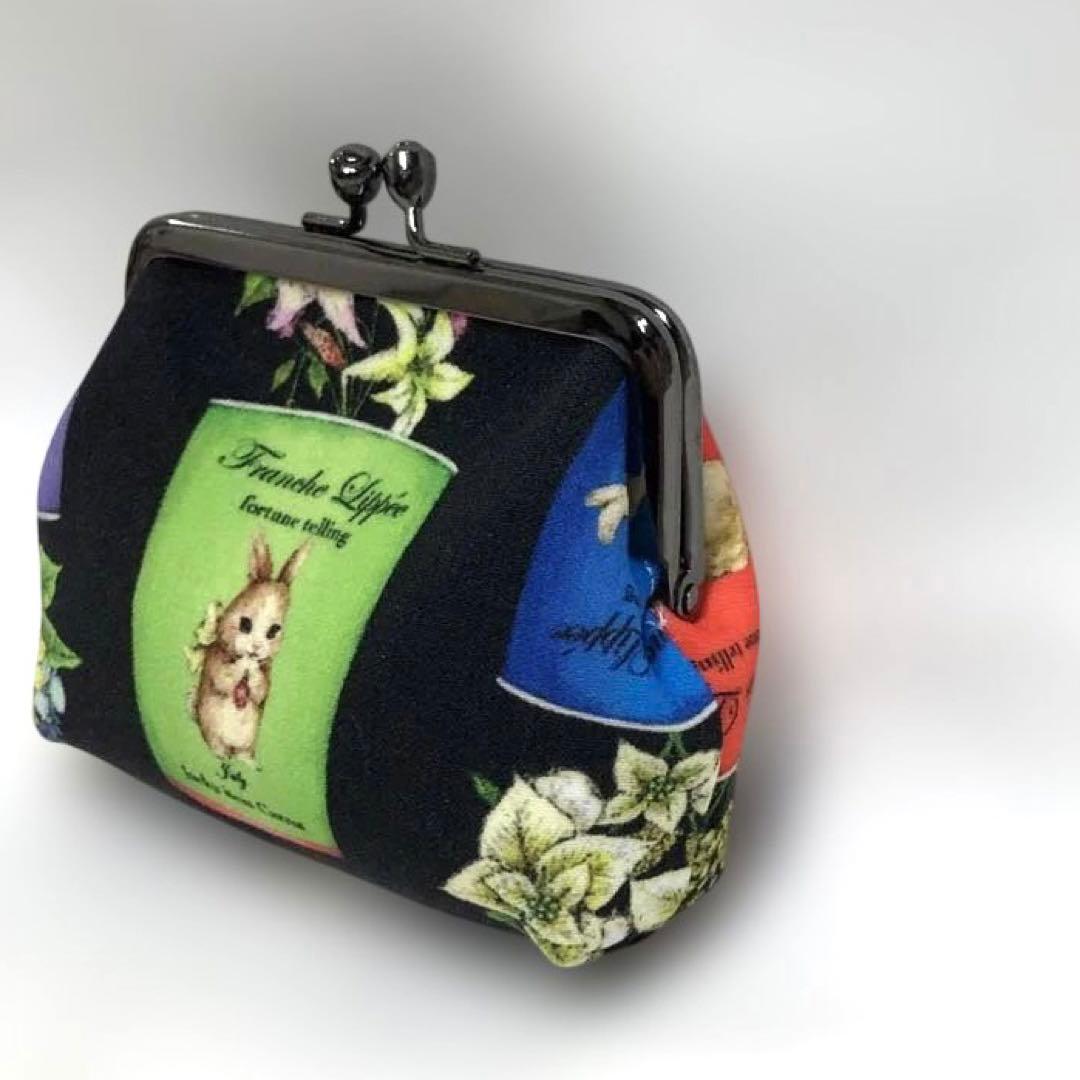 1910.ハンドメイド　8.5cmがま口ポーチ金具付き　フランシュリッペ 1910.ハンドメイド 8.5cmがま口ポーチ フランシュリッペ - メルカリ