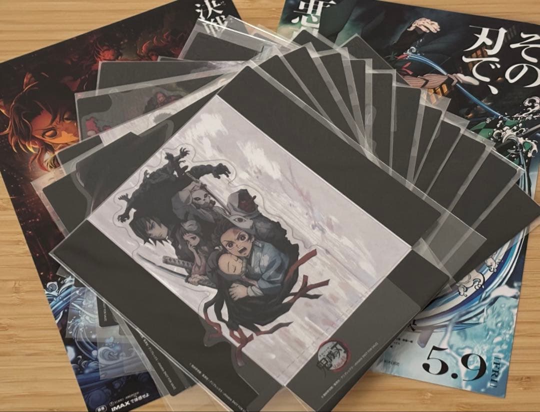 鬼滅シアター 無限列車 無限城 入場者特典 クリアスタンド 全13種 コンプ新品、♥