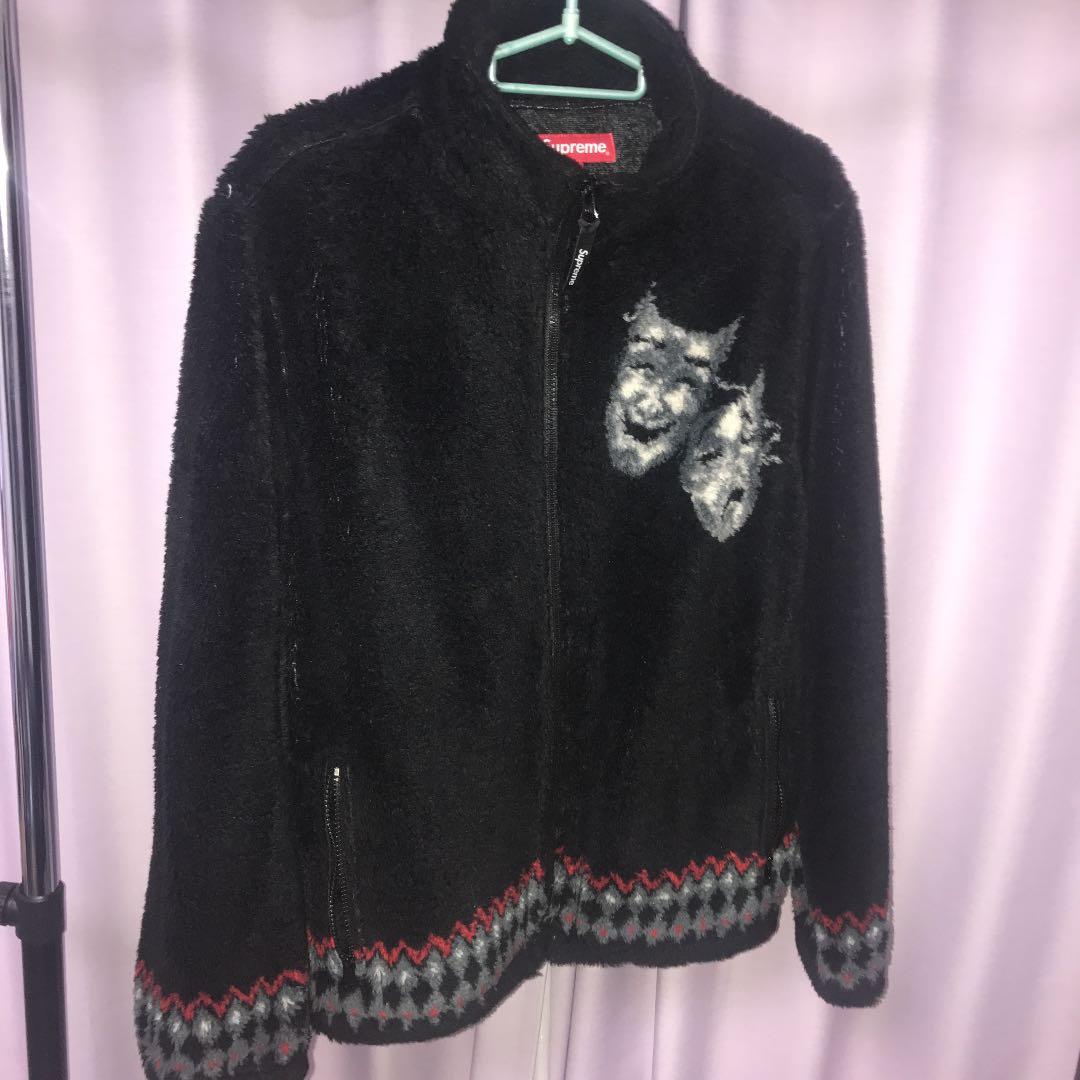 Supreme Drama Mask Fleece Jacket rapiconta.com