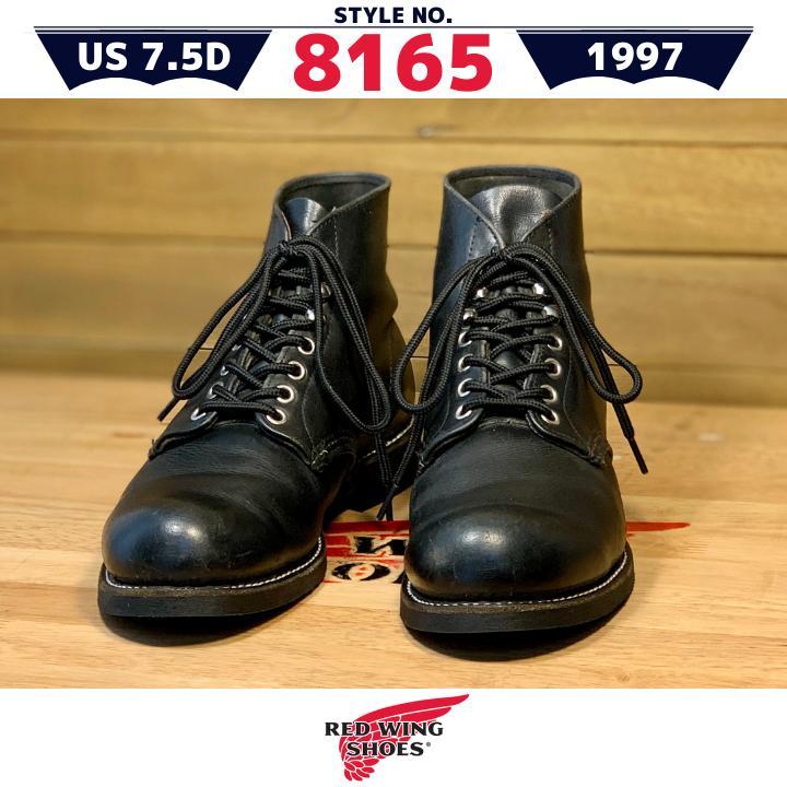 人気HOT 8165良品7.5D 羽タグ97年レッドウィング黒アイリッシュセッターベックマン n6fPN-m18574341901 定番お得