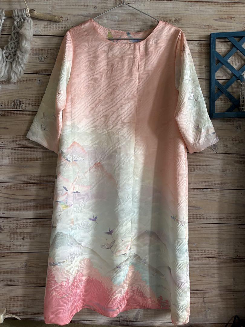 ハンドメイド★着物リメイクワンピース