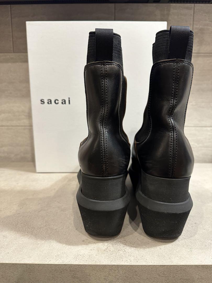 sacai サカイ チェルシーブーツ 38 画像4