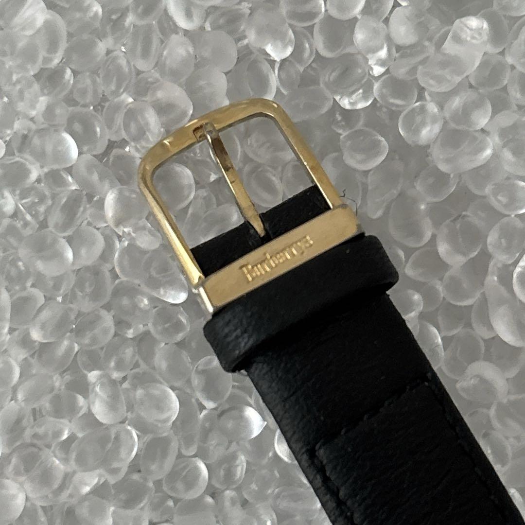 ★【電池交換済】稼働品　Burberrysレディース　腕時計　ブラック