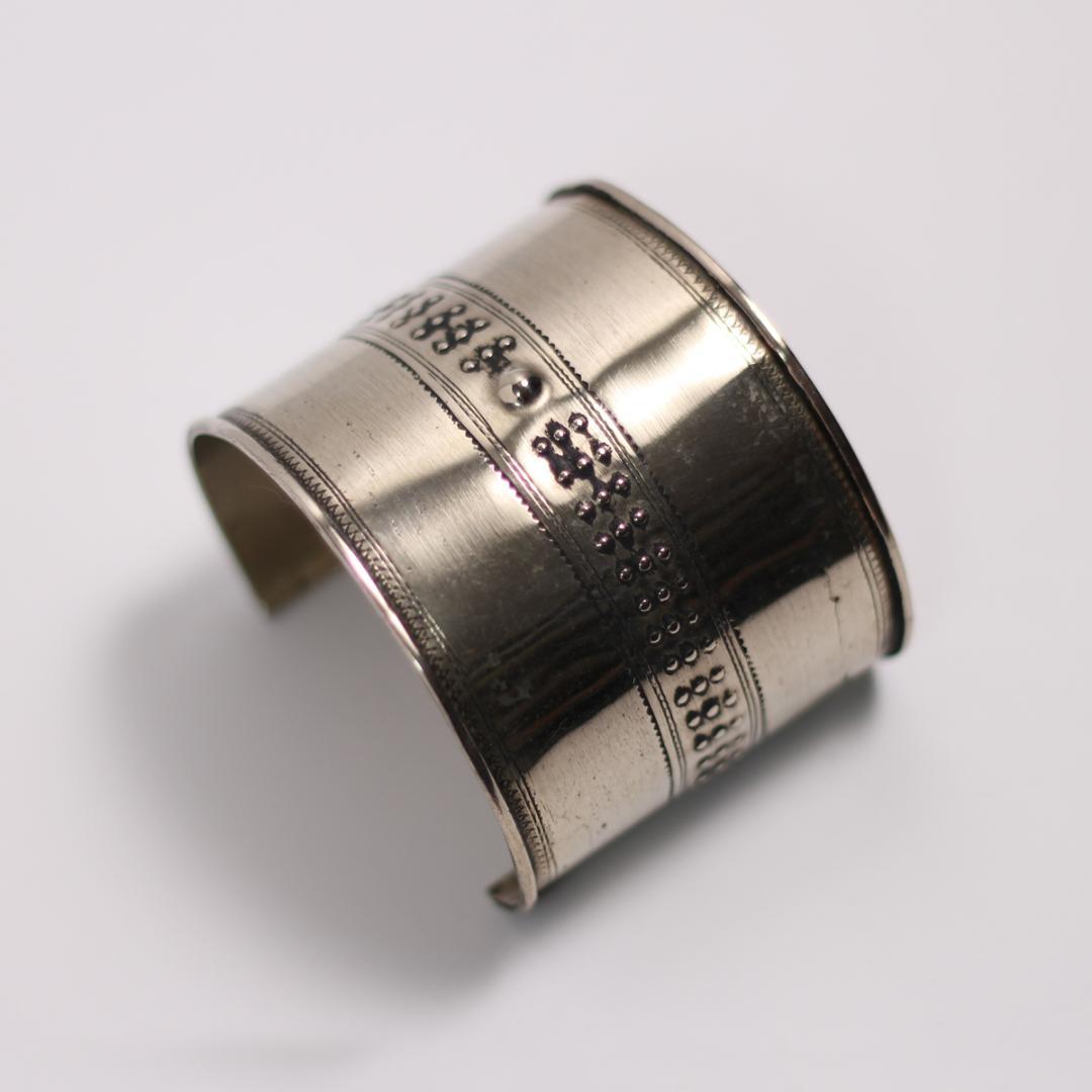50%OFF トゥアレグ シルバー ワイドバングル ビンテージ