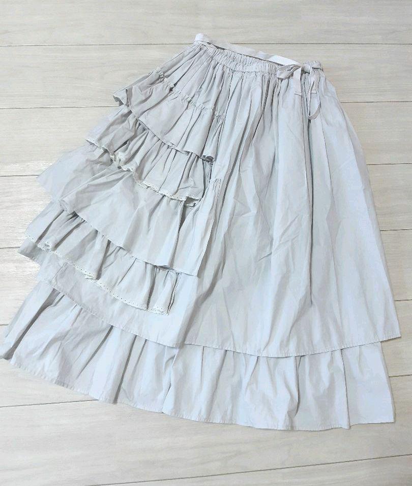 malle ブロードフリフリスカート