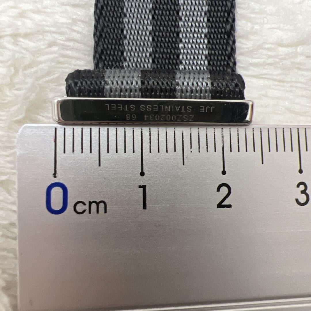 OMEGA NATOストラッ﻿プ 5ストライプ ブラック グレ﻿ー 純正