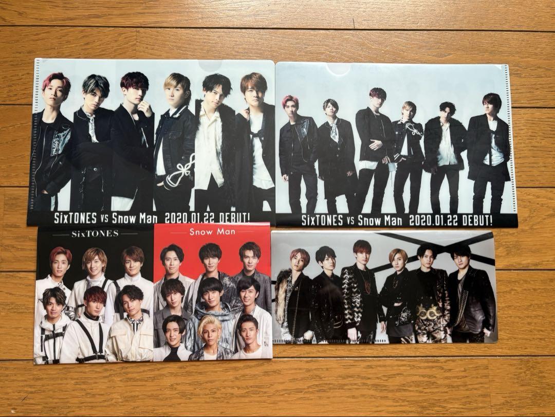 SixTONES まとめ売り クリアファイル ステッカー カレンダー