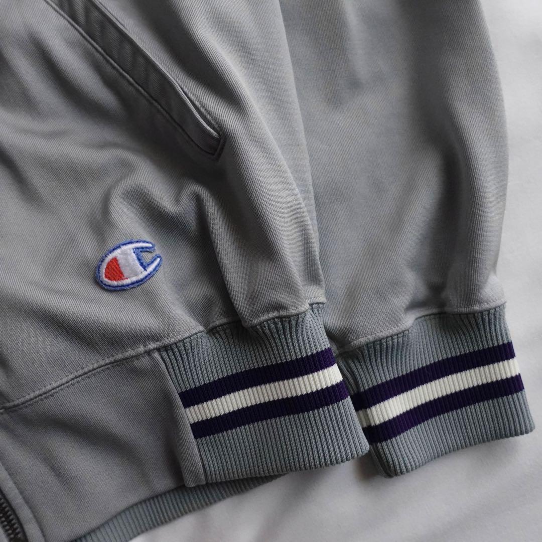 【80s】Old Champion Gray Track Jacket