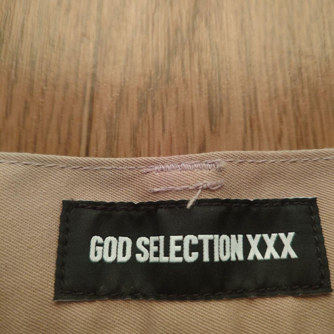極美品□国産□ GOD SELECTION XXX ペルヴィアンピマパンツ XL