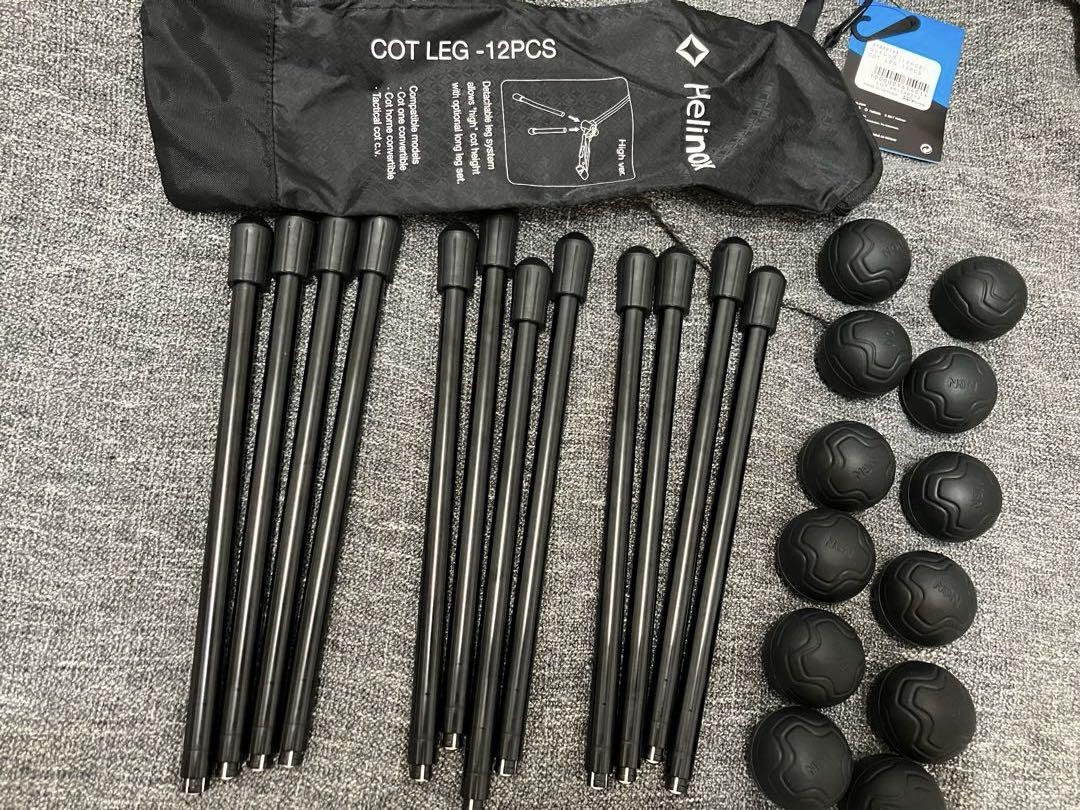 ヘリノックス コットレッグ 12pcs　+ 脚カバー12個セット