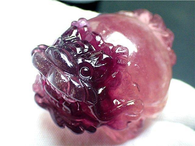 入荷now 口コミ AAA級☆天然フローライト(蛍石) 龍亀置物YTB85F8/33F20B - メルカリ 置物