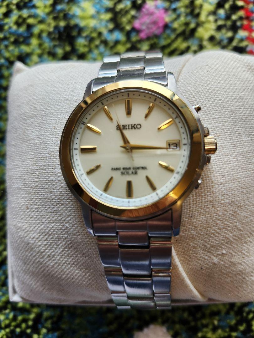 SEIKO　スピリット　 電波ソーラ腕時計