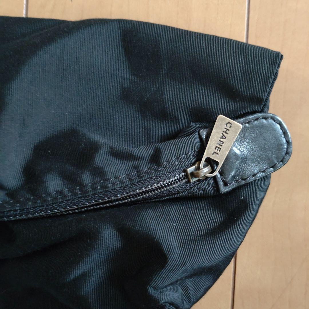 CHANEL ブラック ボストンバッグ