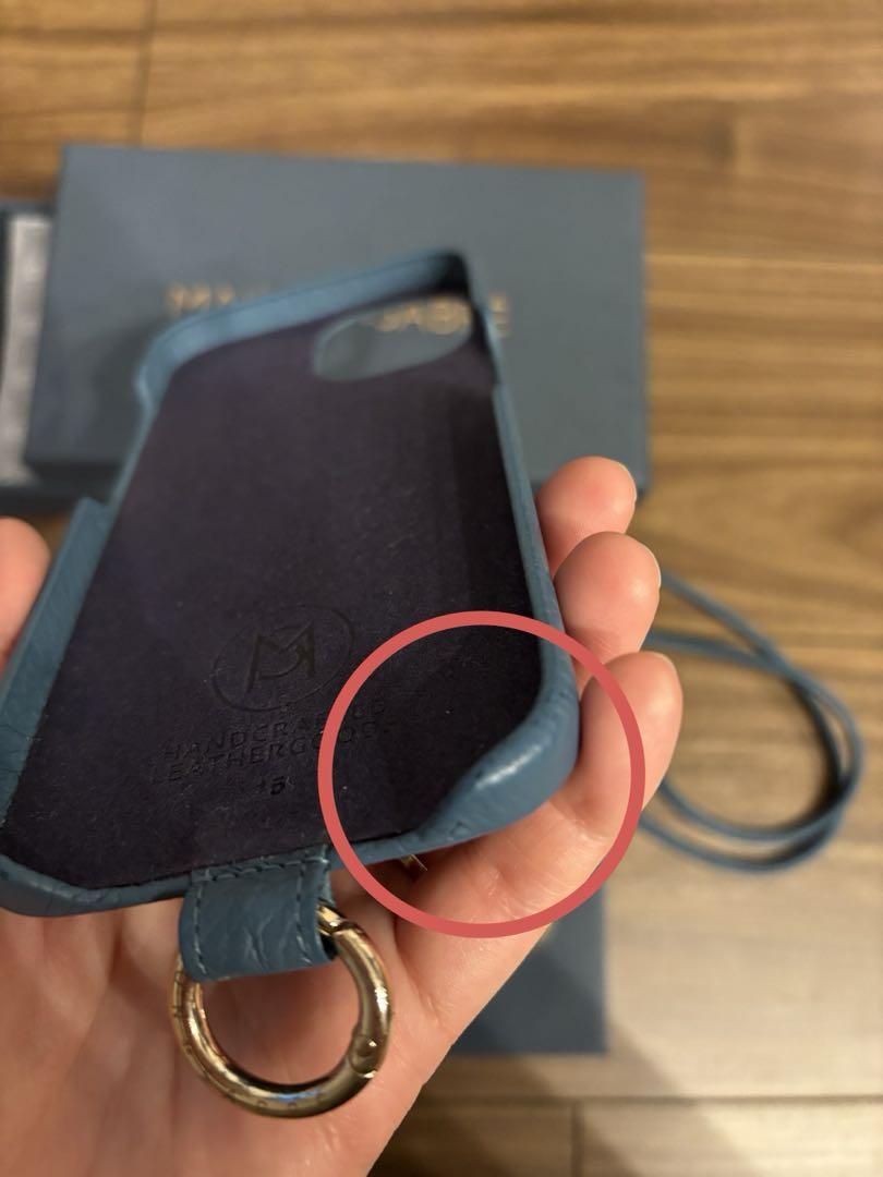 MAISONdeSABRÉ iPhone15 ストラップ付きケース