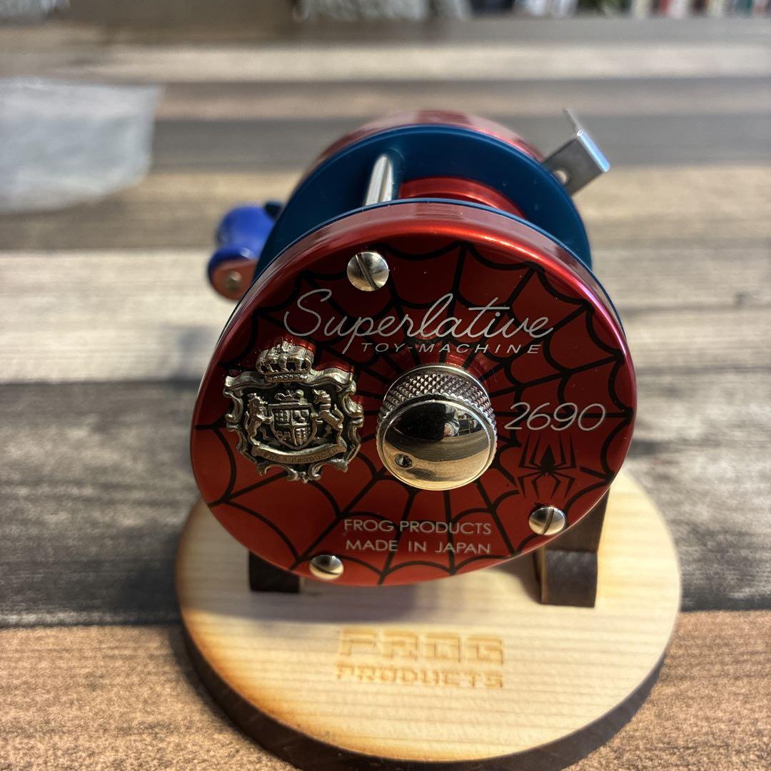 フロッグプロダクツ　トイマシーン　スーパーレイティブ　レッドブルー　スパイダー