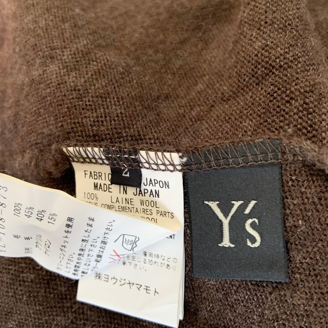 Y's ヨウジヤマモト カーディガン ブラウン Y's ヨウジヤマモト カーディガン ブラウン