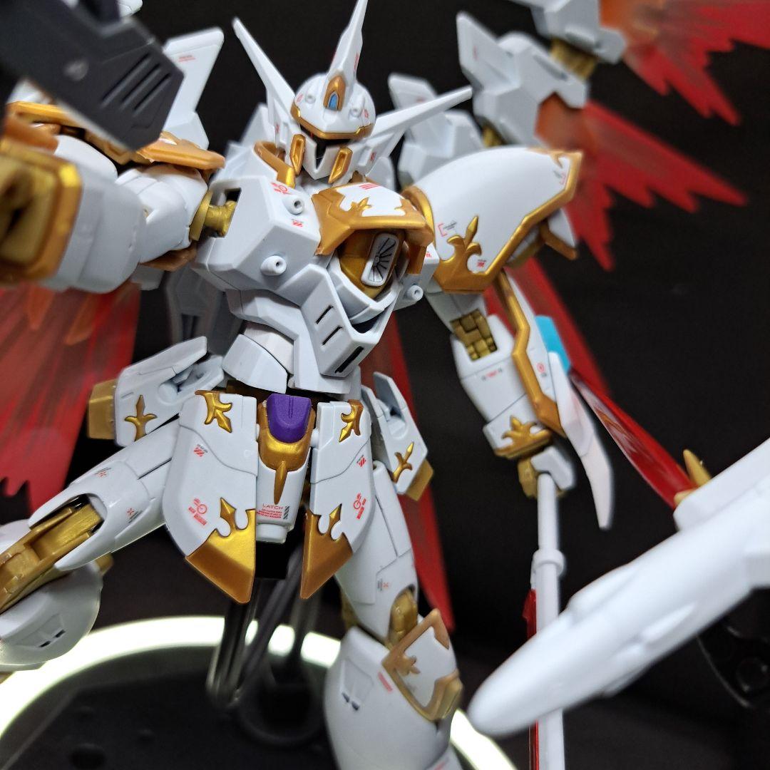 HGCE ブラックナイトスコードカルラ 部分塗装 完成品 おまけ