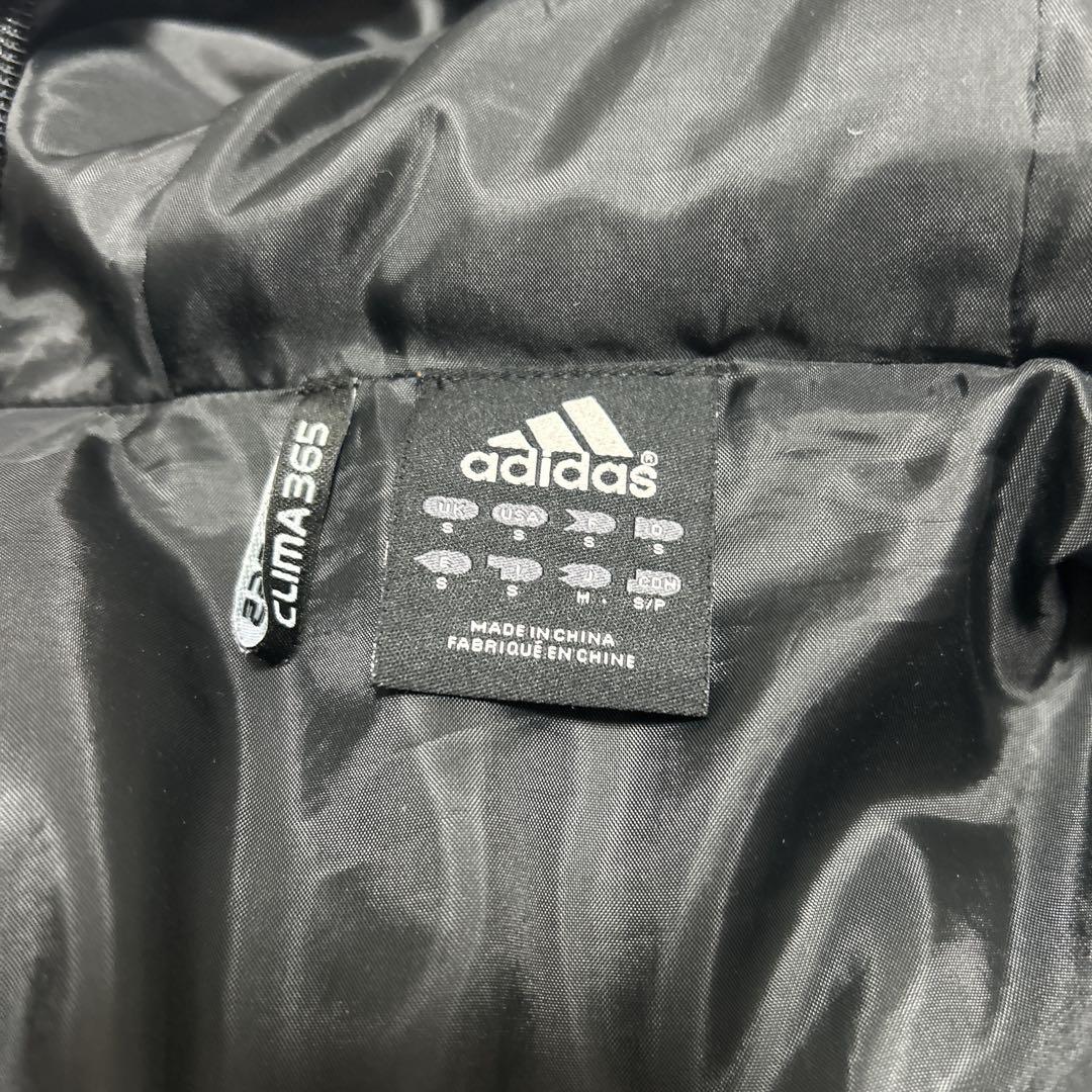 【美品】　adidas アディダス　ベンチコート ロング　ダウン ブラック　M